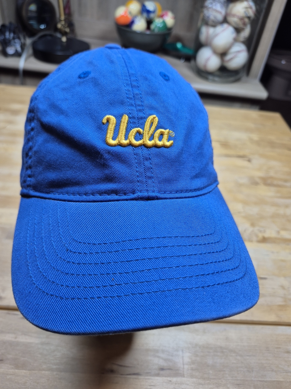 Legacy Royal Blue Baseball Cap with Yellow UCLA Embroidery